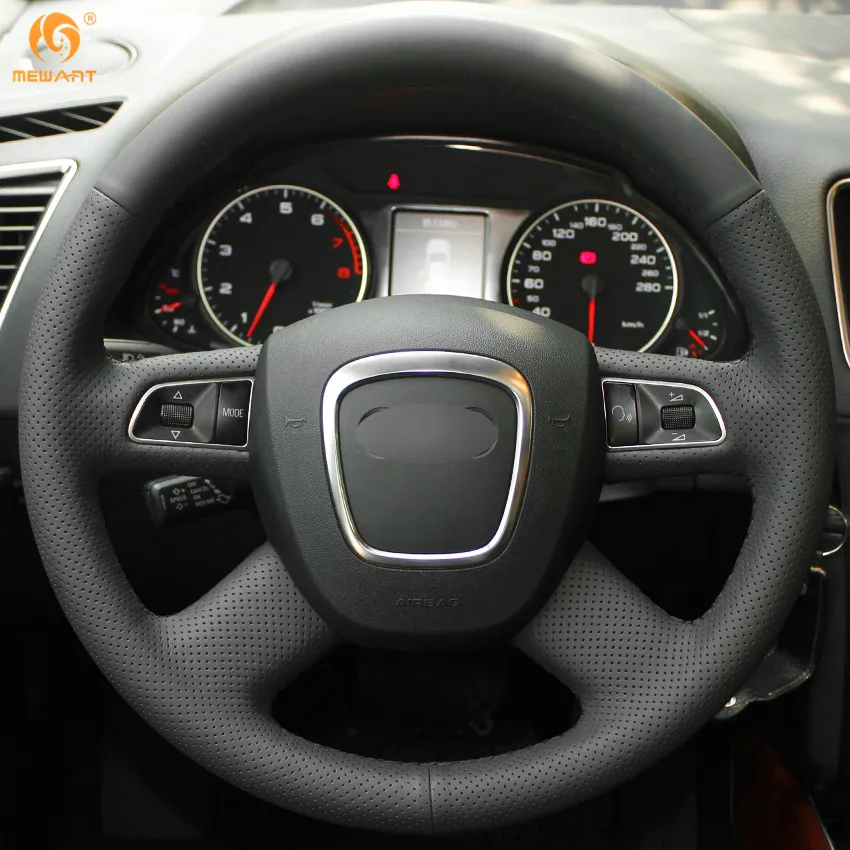 MEWANT черная искусственная кожа фотосессия для Audi Old A4 B7 B8 A6 C6 2004 2011 Q5 2008 2012 Q7 2005
