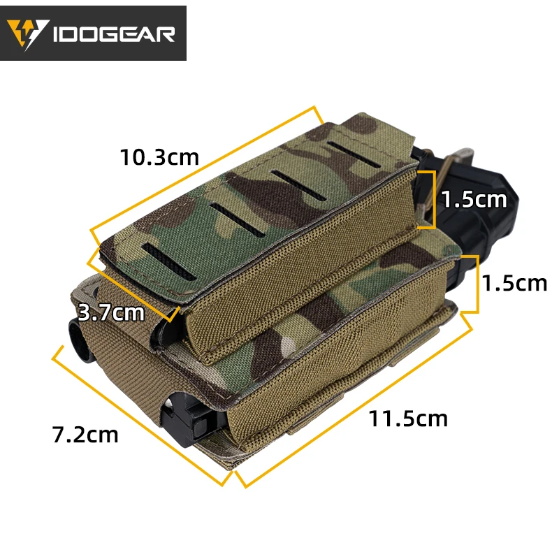 IDOGEAR тактическая LSR 9 мм 556 Магнитная сумка двойная переноска одиночная Сумка MOLLE