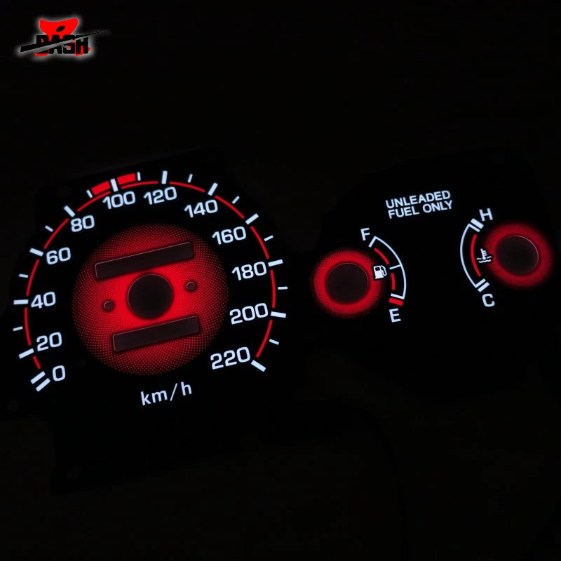 DASH EL Glow Gauge для Civic EK 1996 1999 Канада Чили Австралия версия манул передача обратная черная панель красная градация