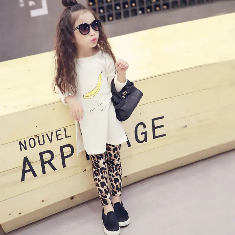 Baby Girls Pants Fashion Leopard Print Trousers Spring Autumn Children Kids Leggings for Legging Wrm KIds|Леггинсы| |