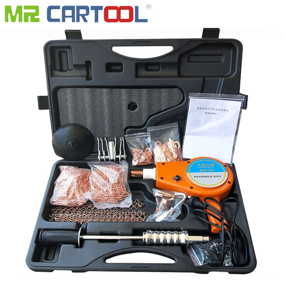 Mr Cartool 220V автомобильный корпус вмятин Съемник АВТО ШПИЛЬКА комплект сварочный 900VA