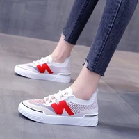 net shoes womens 2021 summer new hollow breathable students joker lazy weaving net surface white shoes tide