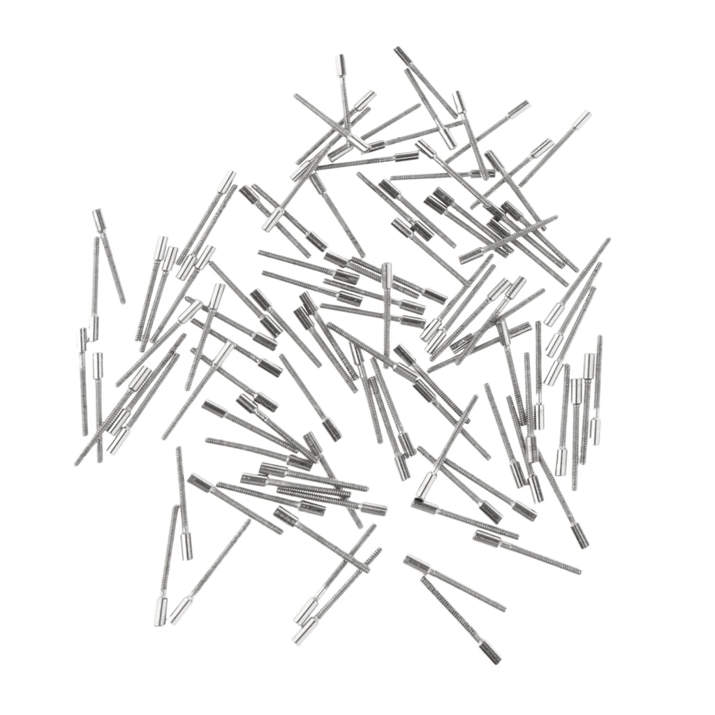 Удлинители стержней резьбы крана 100 шт. для ремонта часов сломанные стержни 8