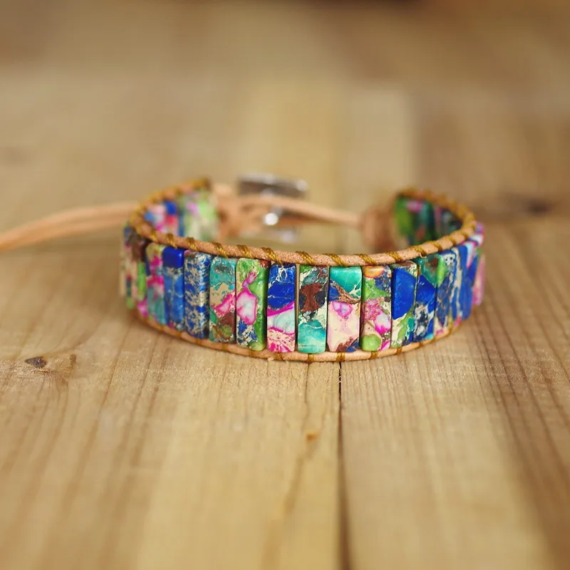 Женские и мужские ювелирные изделия ручной работы красочные бусины из