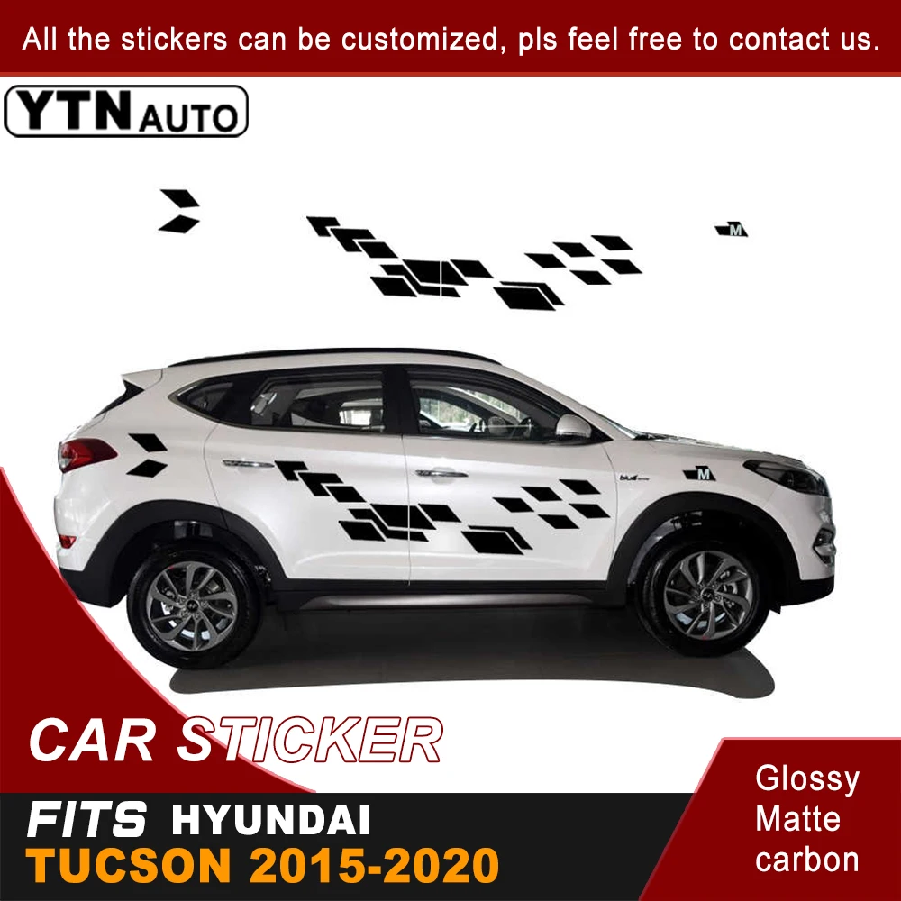 

Car Decals For Hyundai Tucson 2015 2016 2017 2018 2019 2020 Side Door Graphic Vinyl Car Sticker For Hyundai Tucson