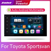 zaixi car android system 1080p ips lcd screen for toyota sportsvan 20012009 car radio player gps navigation bt wifi aux