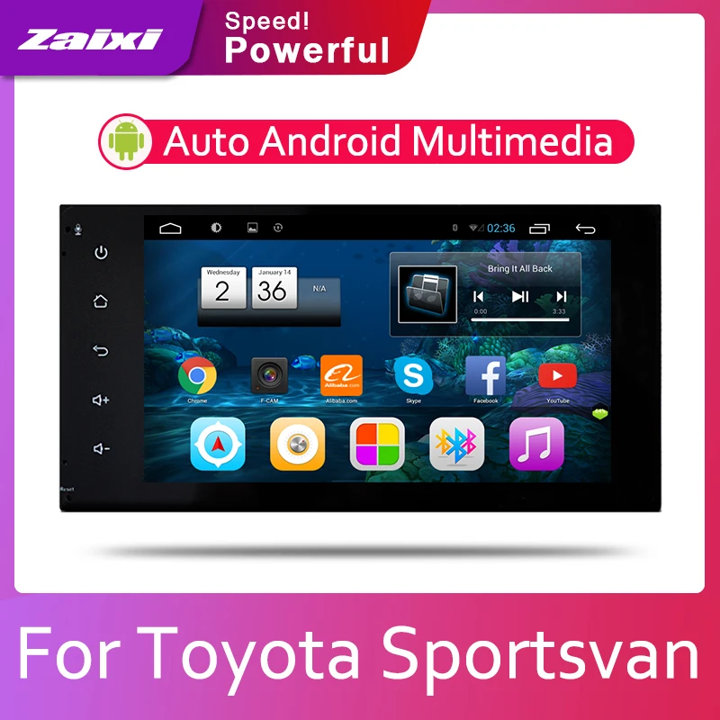 Автомобильная система Android ZaiXi 1080P IPS ЖК-экран для Toyota Sportsvan 2001 ~ 2009 автомобильный