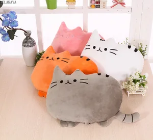 30*40 см Kawaii Cat Подушка PP Хлопок Плюшевые игрушки животных куклы мягкие чучела Мультфильм сиденье Подушка для спины поясничного Декоративные диванные подушки