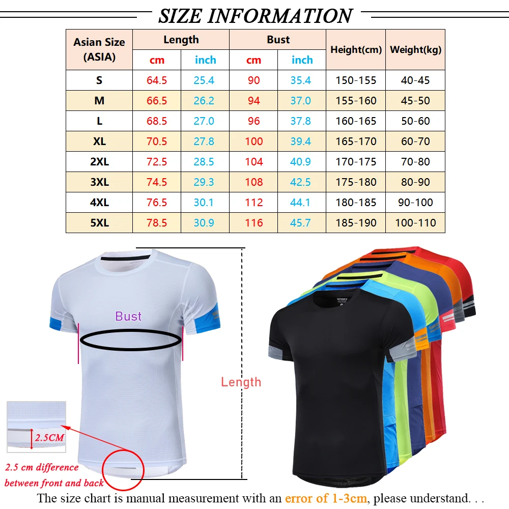 

Men Running T Shirt Outdoor Quick Dry Breathable Training Fitness Tshirt Short Sleeve Bodybuilding Gym Sport Shirts Jogging Tee