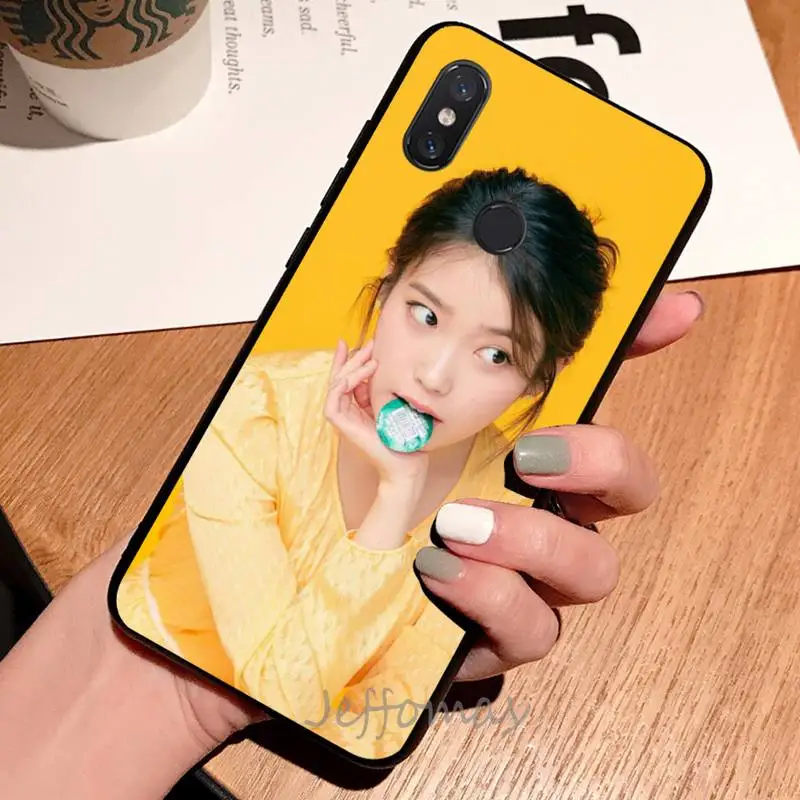 

IU KPOP famous Singer luxury design shell Phone Case For Xiaomi Redmi note 7 8 9 t max3 s 10 pro lite