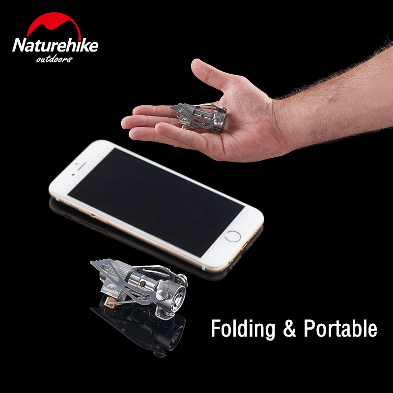 Уличная плита Naturehike 3000 Вт Мини Складная Ультралегкая газовая горелка