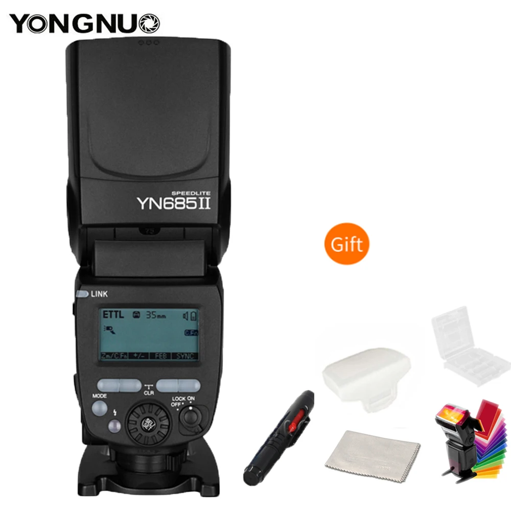 Беспроводная ручная вспышка YongNuo YN685II YN685C GN60 2 4G System i-TTL HSS Speedlite + триггер вспышки