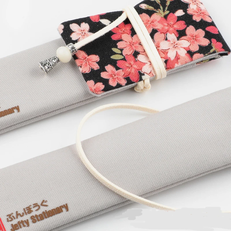 Japanese Pastel Cherry Blossoms Style Handmade Pen Case Bag Cover Storage Pouch Christmas Gifts New for Friends |
