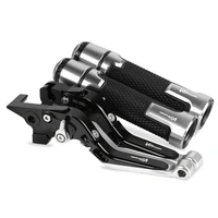motorcycle brake clutch levers handlebar knobs handle hand grip ends for suzuki dl1000 vstrom 2002 2003 2004 2005 2006 2007 2016