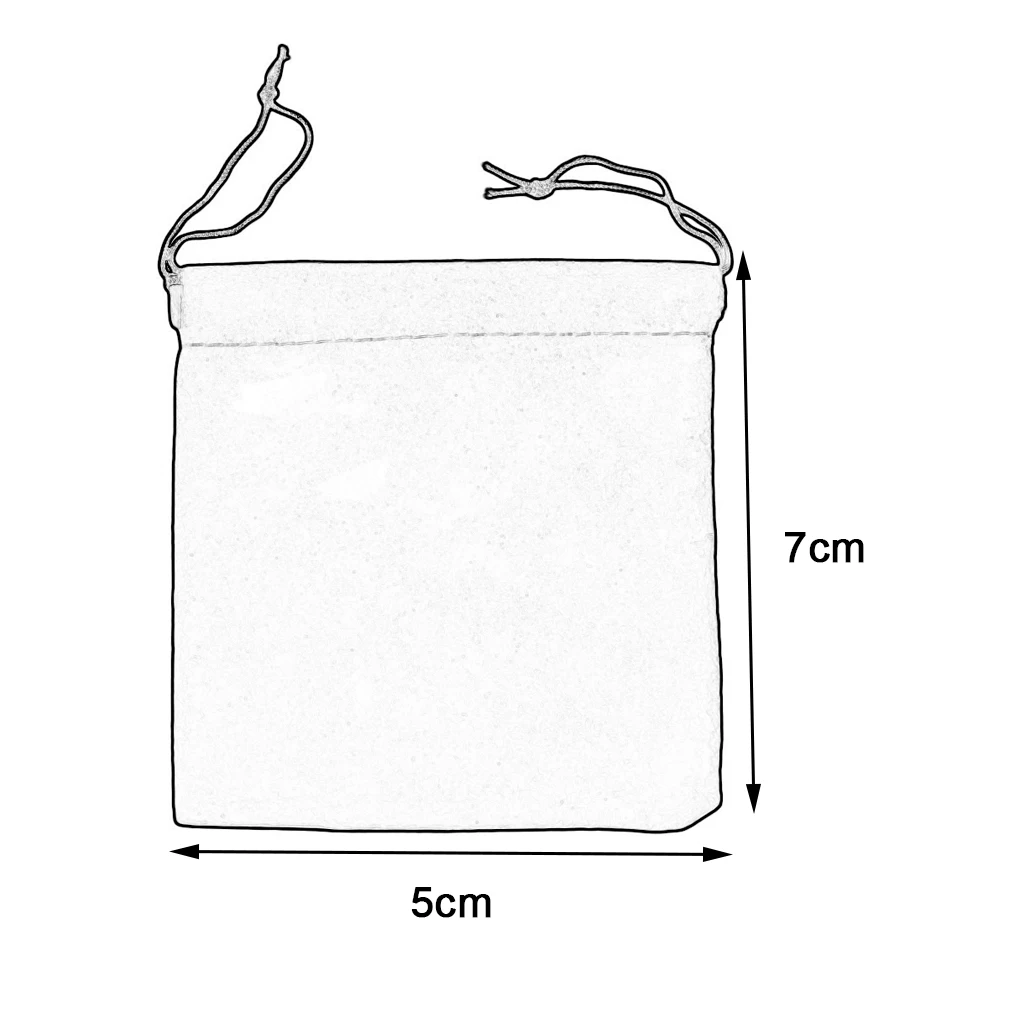 

20pcs Gift Bag Jewelry Display Mix Color 5x7cm Velvet Bag/jewelry Bag/organza Pouch 5 Colors