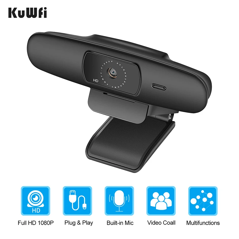 

Webcam 1080P HD Web Camera With Microphone USB Plug Web Cam For PC Computer Mac Laptop Desktop YouTube video