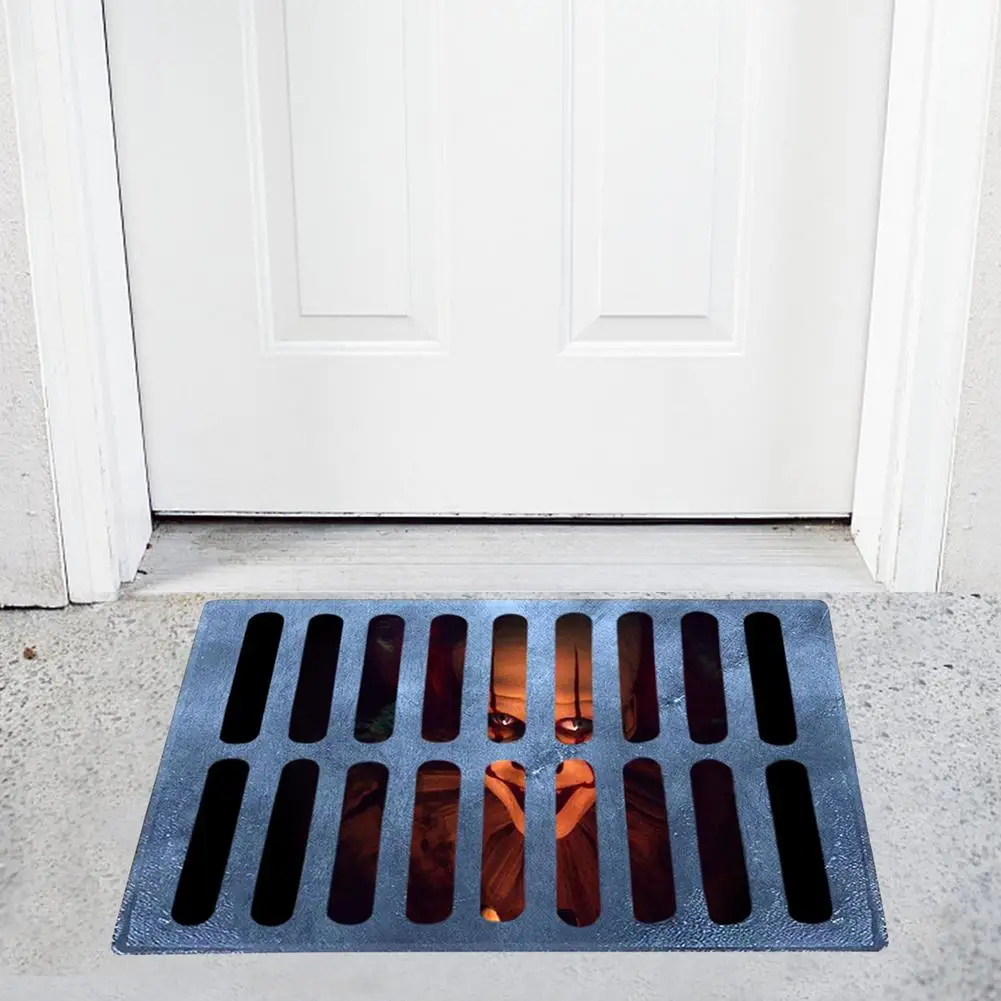 Дверной коврик &quotХэллоуин&quot Забавный ужас дверной для хэллоуина украшения дома