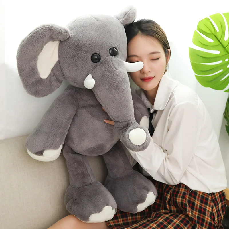 75 см Большой Слон Игрушки мягкие животные плюшевые игрушки Детская кукла для
