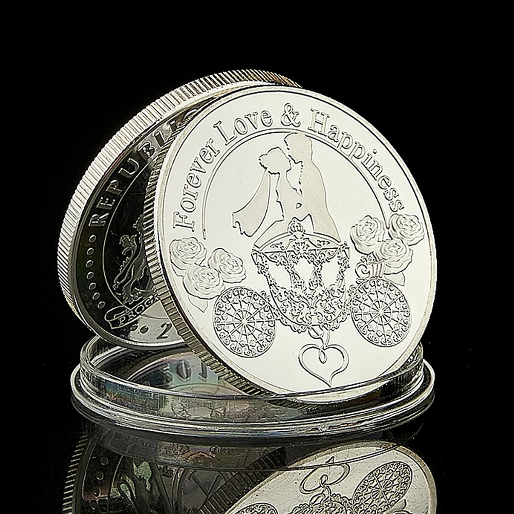 Посеребренная Коллекционная монета для любви из Польши | Дом и сад