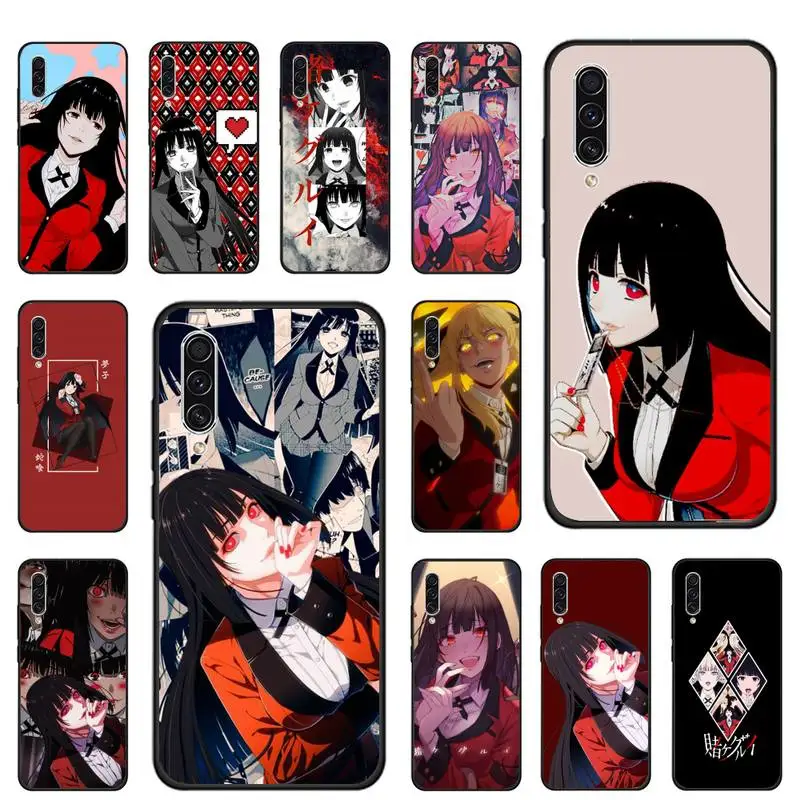 

Japanese Anime Kakegurui Jabami Yumeko Phone Case For Samsung galaxy S note 7 8 9 10 20 fe edge A 6 10 20 30 50 51 70 lite plus