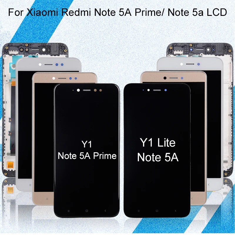Catteny Y1 экран для Xiaomi Redmi Note 5A Prime ЖК-сенсорная панель дигитайзер в сборе дисплей с
