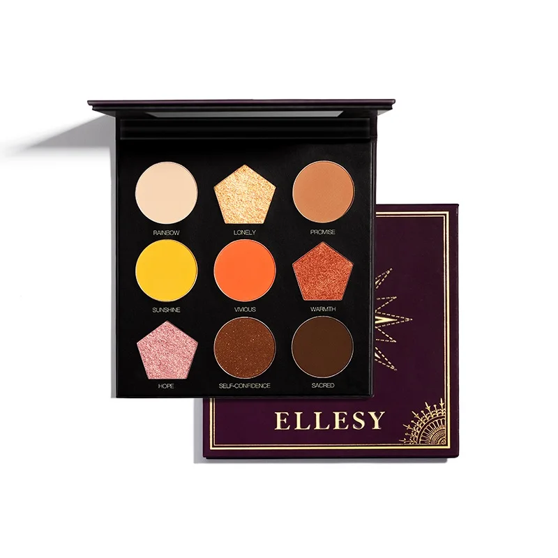 10 цветов Палитра теней для век пигментированные мерцающие матовые блестящие