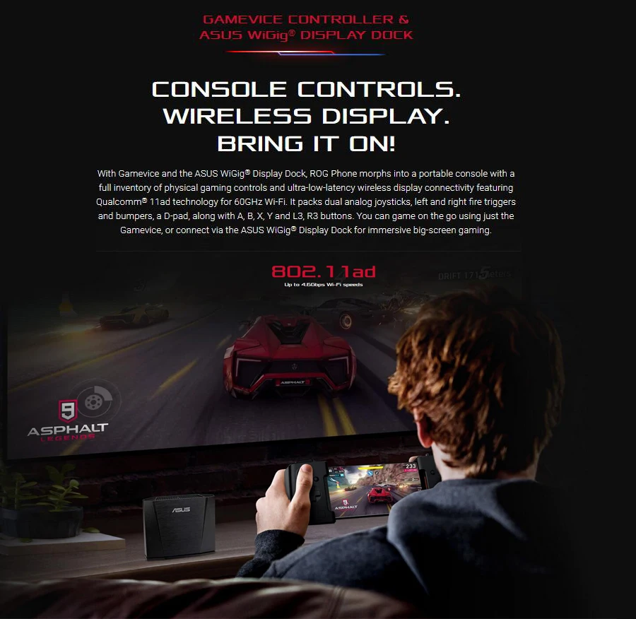 Глобальная версия ASUS ROG Phone ZS600KL 6 0 &quot8 ГБ ОЗУ 128/512 Гб ПЗУ Восьмиядерный Snapdragon 845 4000