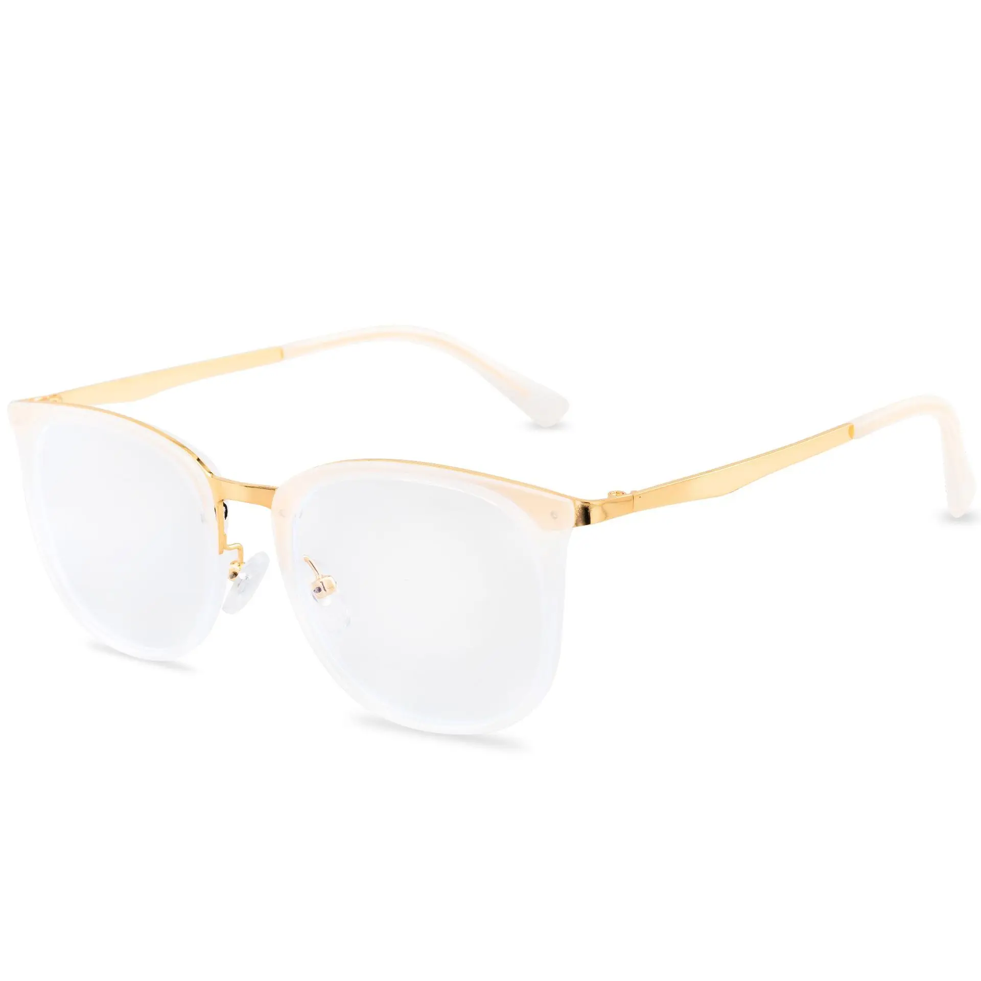 

Anti-blue Glasses Womenultra Light Retro Eyeglasses Round Frame Eye Hipster Simplicity