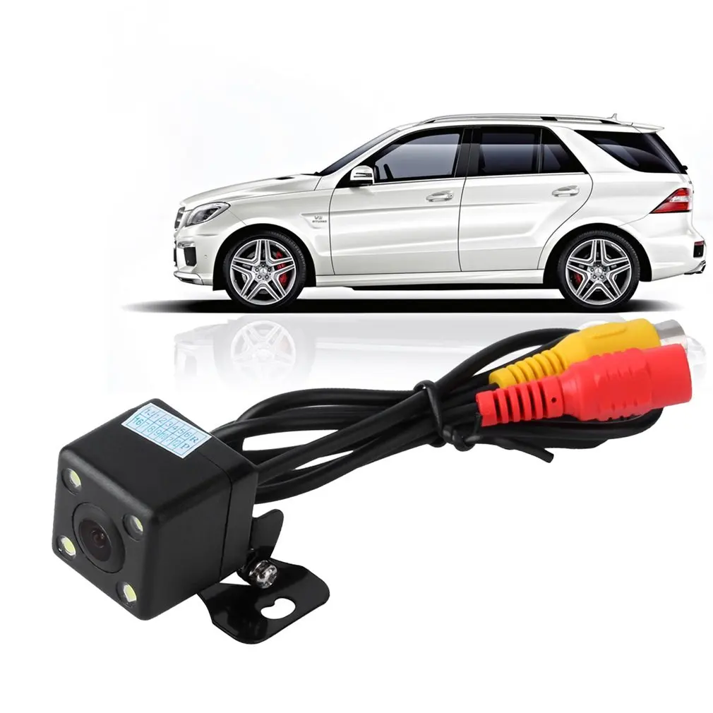 

Hot Car Rear View Camera Waterproof 170 Degree HD CCD 4 LED Night Vision Night Parking Assistance Auto Accessories Car Styling