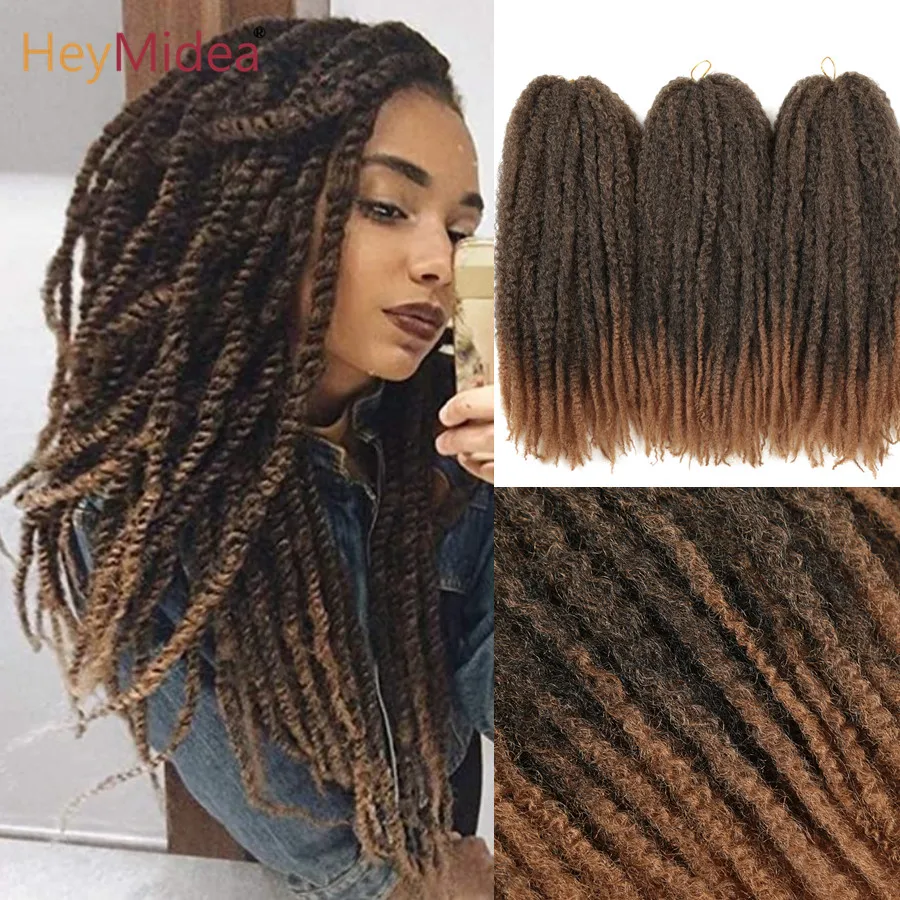 Marley волосы для скручивания 18 дюймов длинные афро кудрявые марли косы Kanekalon