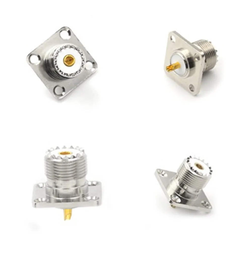 

Панельный Коннектор с УВЧ разъемом SO-239 «Мама», 1/2 шт.