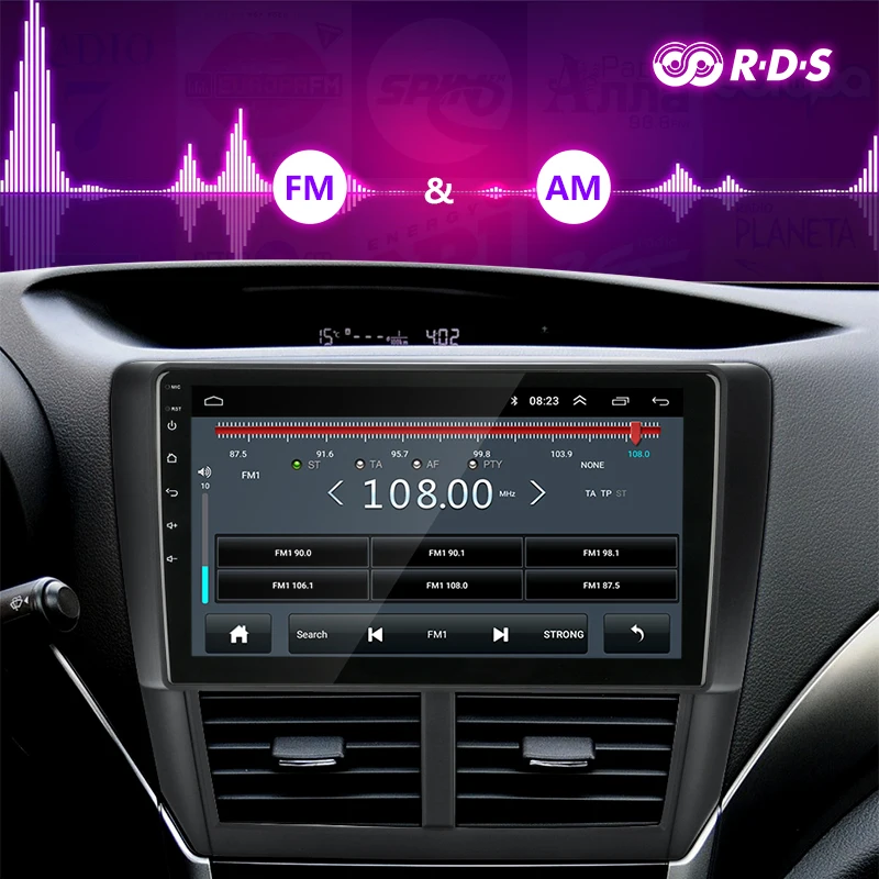 JMCQ Android автомобильное радио для Subaru Forester 3 2008 12 Мультимедиа Видео плеер 4G Интернет