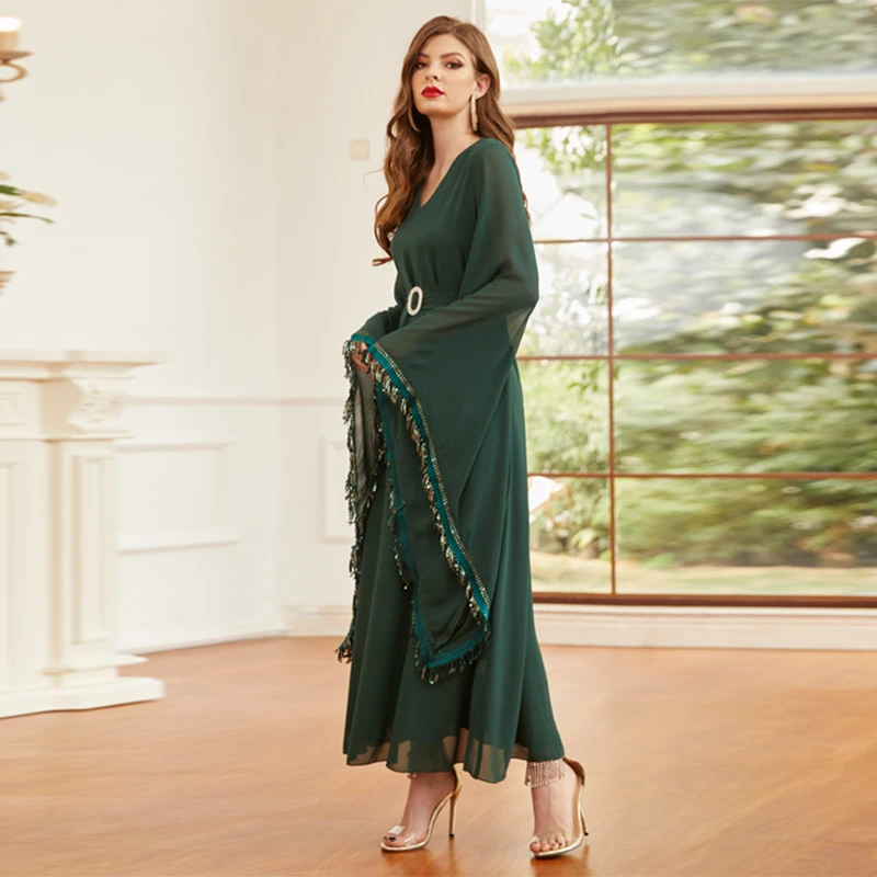 

Eid Mubarak Kaftan Moroccan Abaya Dubai Turkey Muslim Evening Party Long Dress Islam Dresses Abayas For Women Robe Longue Femme