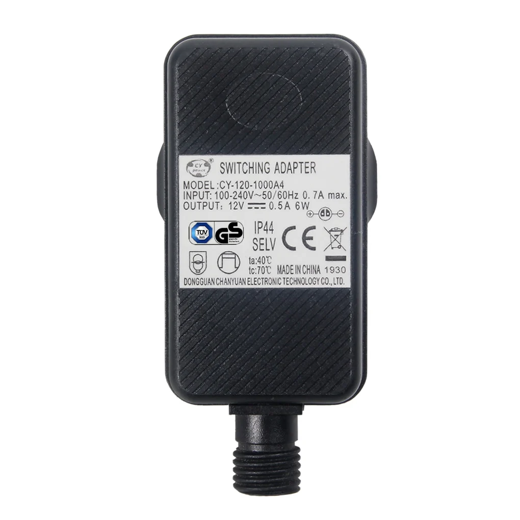 AC 100-240V К DC 12V 0.5A Открытый настенный выключатель питания Универсальный IP44 водонепроницаемый адаптер AU EU US GB UK штекер DC44CF