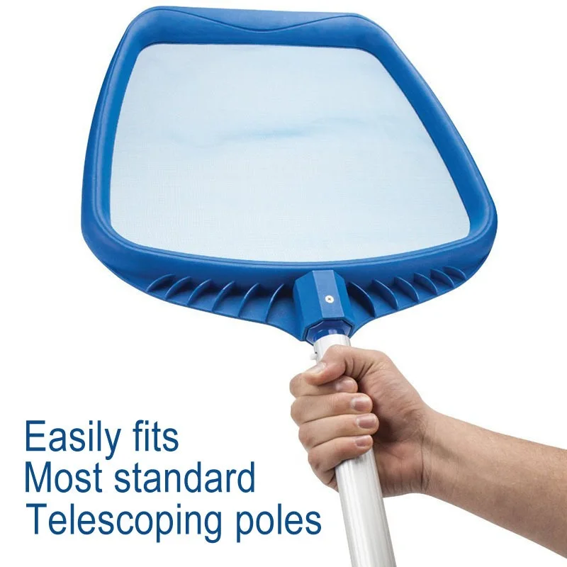 

Leaf Skimmer Net Fit Professional Heavy Duty Pool for Standard Swimming Pool Poles Cleaner Accessories