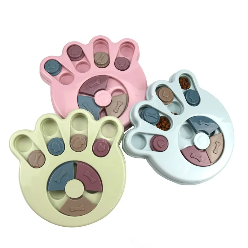 

Dog Puzzle Toys Slow Feeder Interactive Increase Puppy IQ Food Dispenser Slowly Eating NonSlip Bowl Pet Cat Dogs Training Game