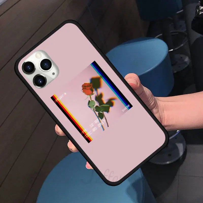 

flower Art rose daisy Phone Case for iPhone 11 12 pro XS MAX 8 7 6 6S Plus X 5S SE 2020 XR shell cover funda