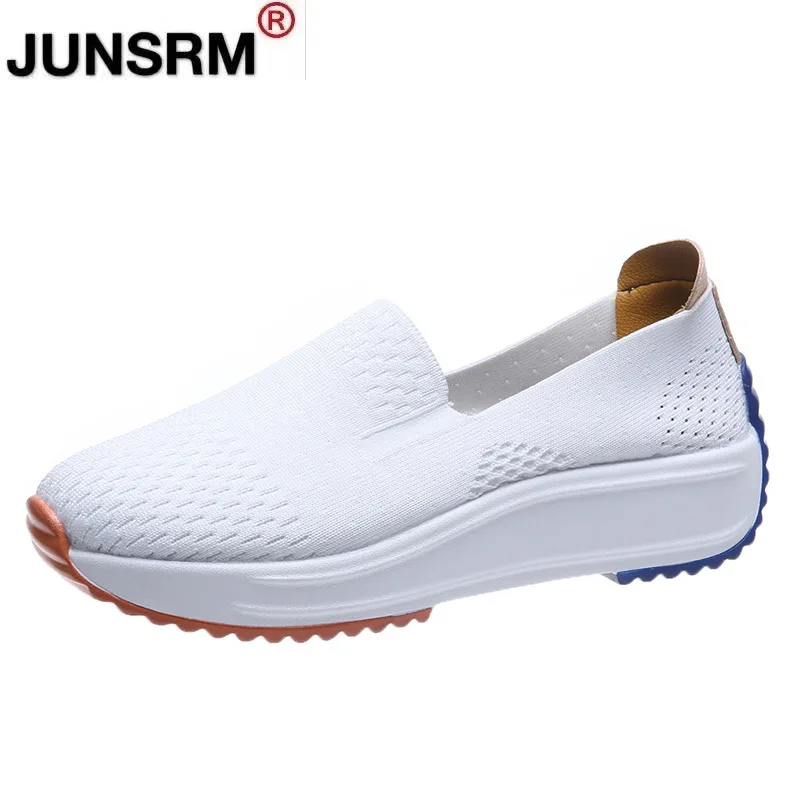 

Fashion Women Flats Slip on Mesh Shoes Woman Light Sneakers Spring Autumn Loafers Femme Basket Flats Shoes
