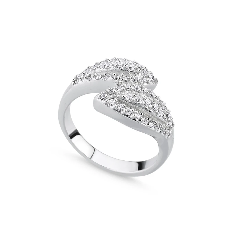 

Серебряное циркониевое кольцо Silverlina