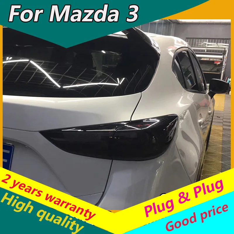 

Car for Mazda 3 Axela Tail Lights 2013-2016 Mazda3 Hatchback version dynamic turn signal Rear Lamp DRL+Brake+Park+Signal