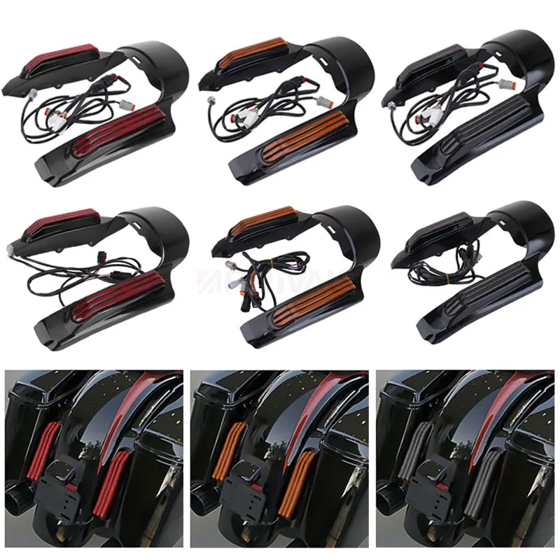 Расширение крыла мотоцикла для Harley Touring Road King Electra Glide 2009 2020 19 18 17 16 15 14 13 12 11 10| |