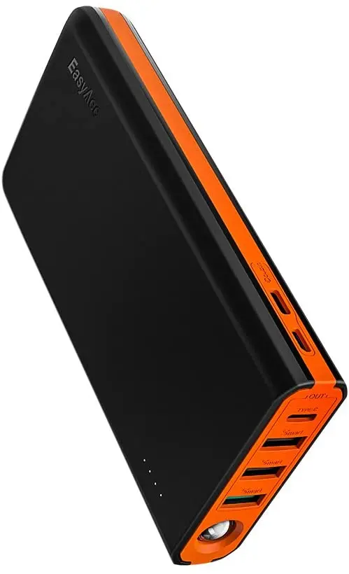 EasyAcc Monster 20000 мАч Тип C внешний аккумулятор QC 3 0 Быстрая зарядка повербанк USB