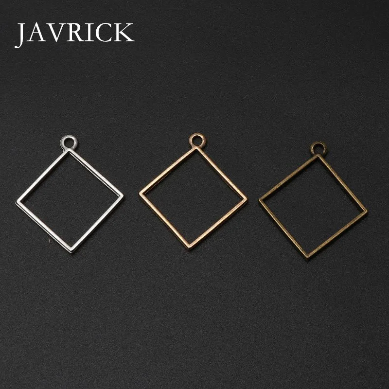 

Квадратная Подвеска из смолы, с открытой задней рамкой, с УФ-смолой, для самостоятельной сборки кулонов, ожерелий, аксессуаров для изготовле...