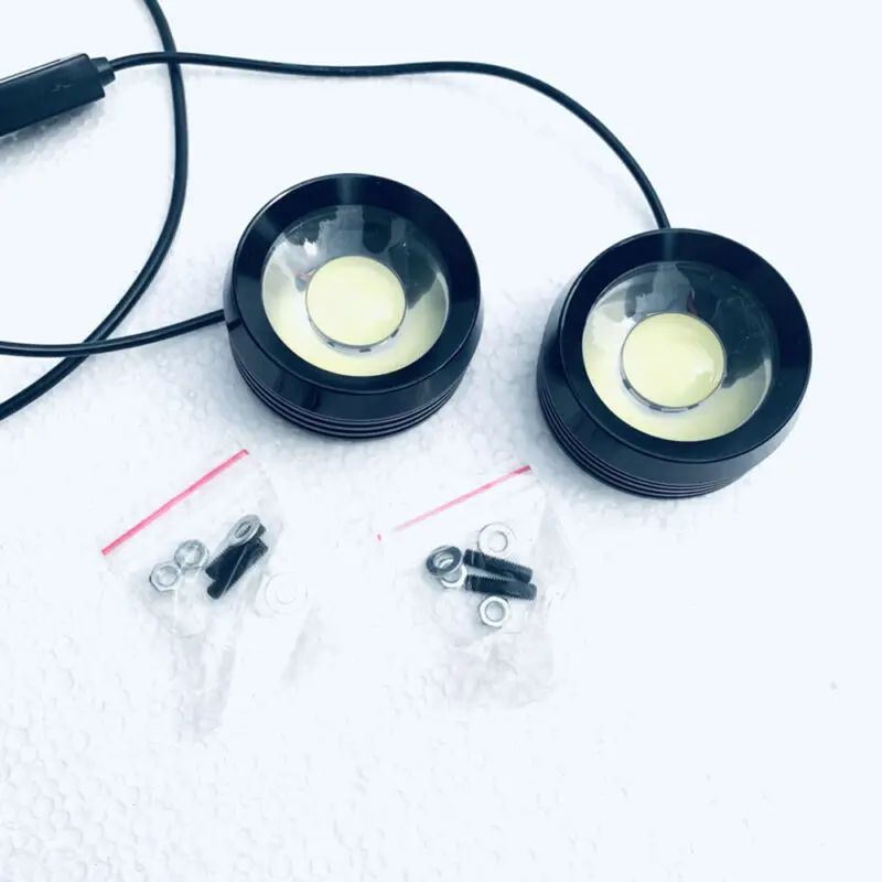 

Halo Fog Light DRL Driving Truck Waterproof 18W 12-24V Accessory 2.5CM