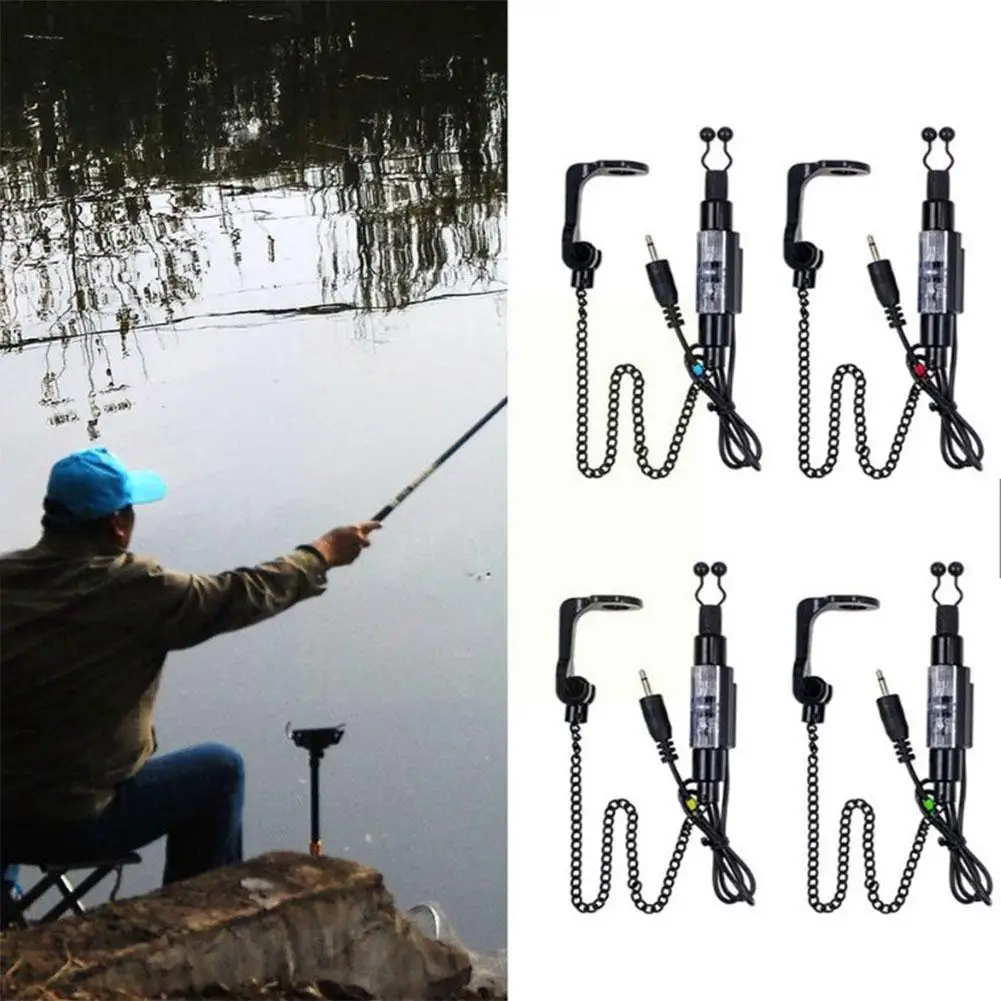 

1pc New Arrive Fishing Carp Fishing Bite Alarm Hanger Illuminated Tools Indicator Durable Led Fish Q7g1