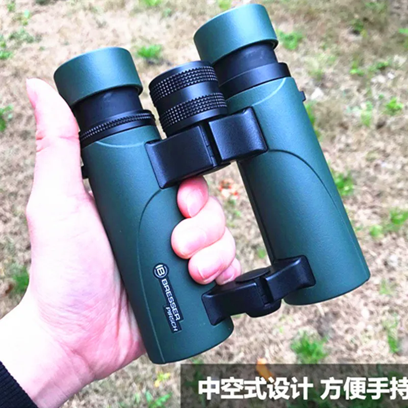 Бинокль bress Pirsch 8/10x42 с высококачественным фазовым покрытием и наполнением