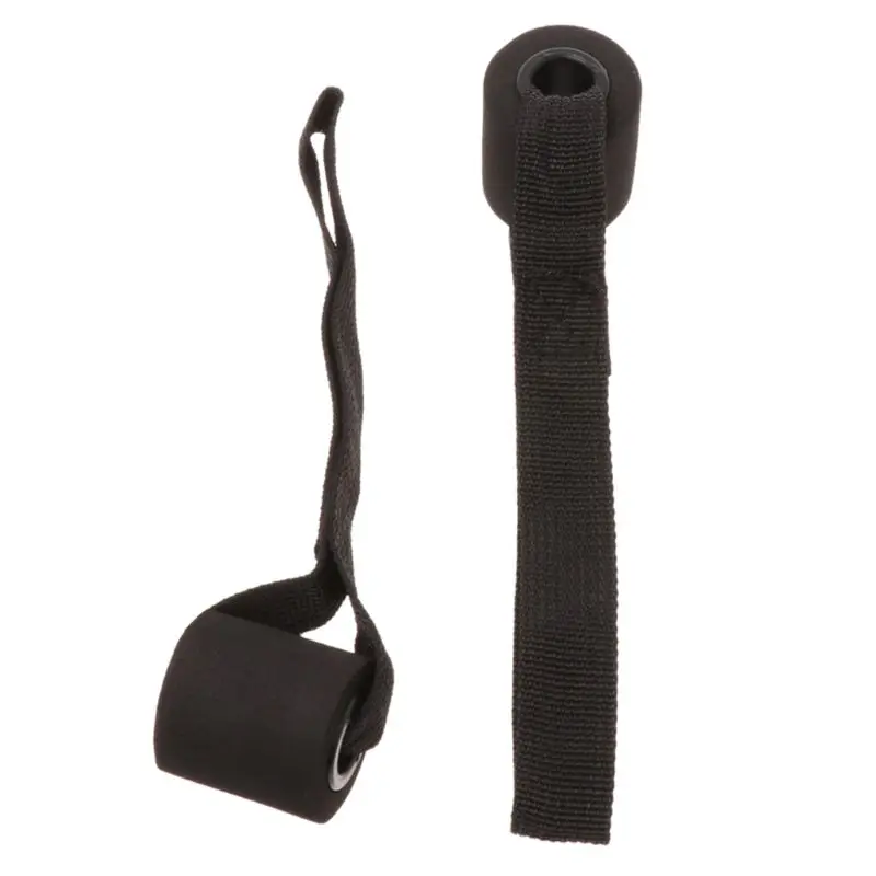 2Pcs Rumah Gym Kebugaran Perlawanan Band Tabung Pintu Jangkar Yoga Pilates Latihan