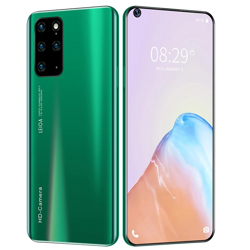 

New S20+Pro 7.2 Inch 8 256G System HD 2320x1080 Android 10 System Fingerprint Unlocking Facial Recognition 4G 5G Network