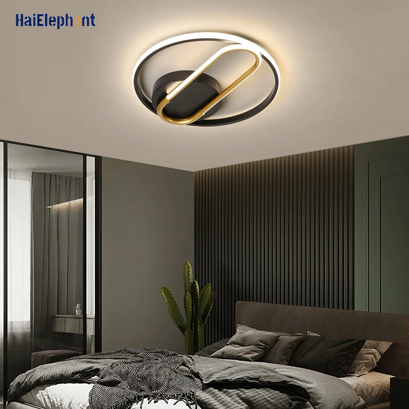 Nordic Round Modern Chandelier Lighting For Study Living Room Bedroom Led Lights Decorative Luminaire Lamps Fixtures AC 90-260V | Лампы и