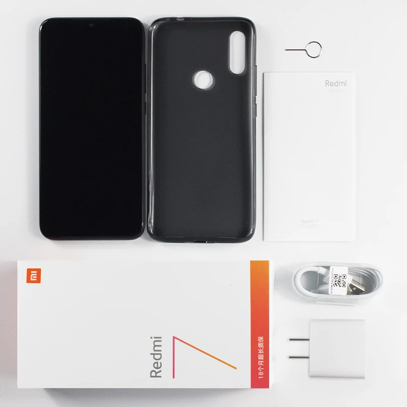 Глобальный Встроенная память Xiaomi Redmi 7 4 Гб 64 Гб мобильный телефон Snapdragon 632 Octa Core 6,26 дюйма, разрешение Full Экран 12MP Камера 4000 мА/ч, Батарея